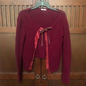 Prada Tie Front Cardigan